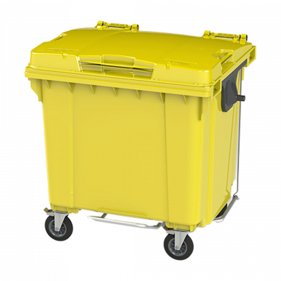 Мусорный контейнер 1100 л. арт. 29.C19 (Жёлтый)